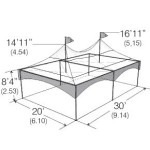 Tent, 20 x 30 Peak Marquee